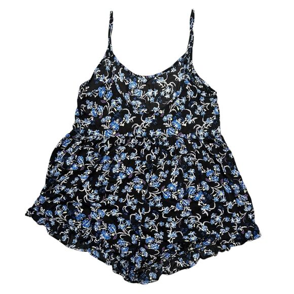 Free People Floral Romper Size S Summer Beach Cruise Beach Yatch Fishing Party - Picture 2 of 3